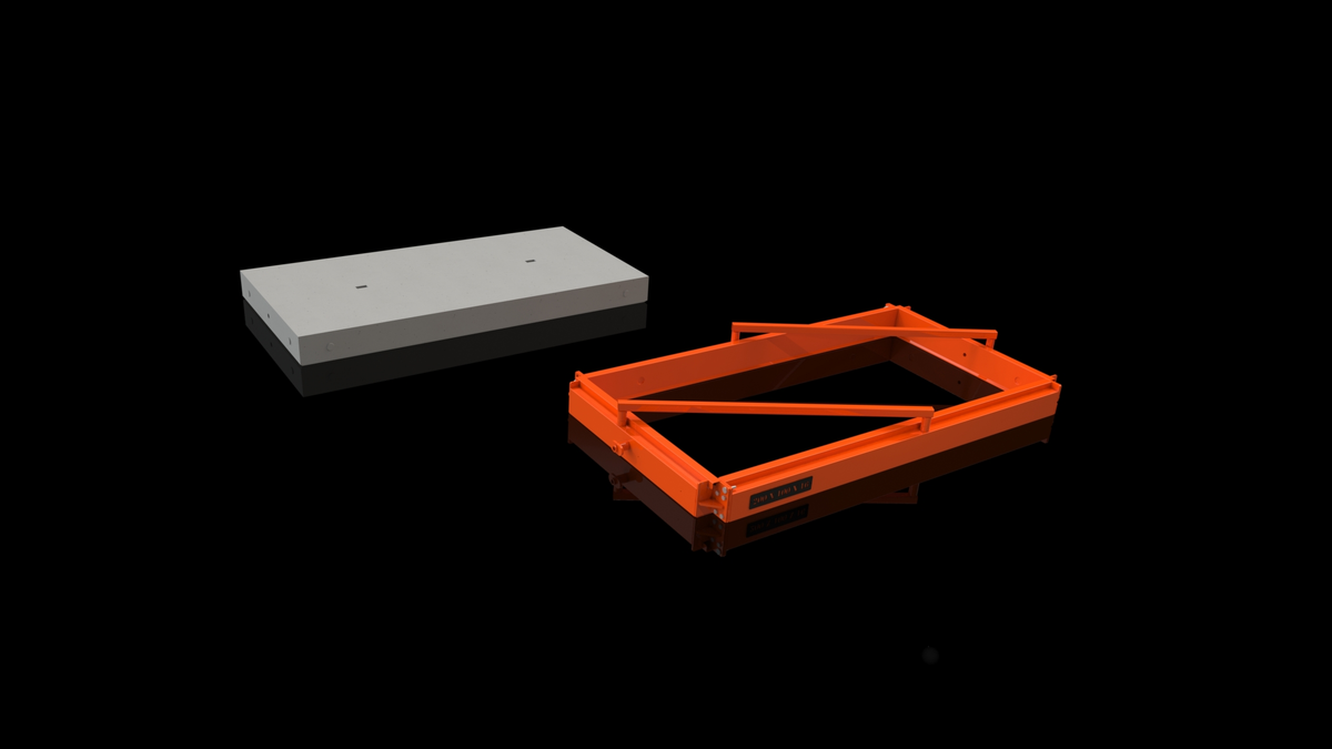 Concrete slab mould