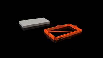 Concrete slab mould