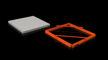 Concrete slab mould