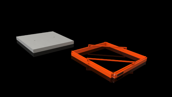Concrete slab mould