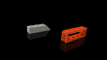 Concrete block mould - Slope