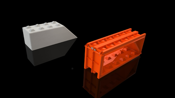 Concrete block mould - Slope