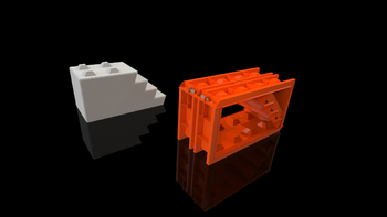Concrete block mould - Stairs