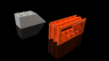 Concrete block mould - Slope
