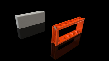 Concrete block mould - Flat